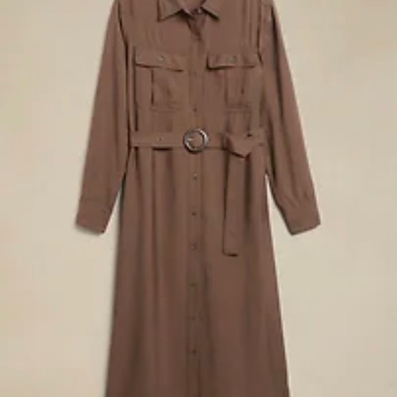 NWT UTILITY MAXI SHIRTDRESS - Picture 4 of 6